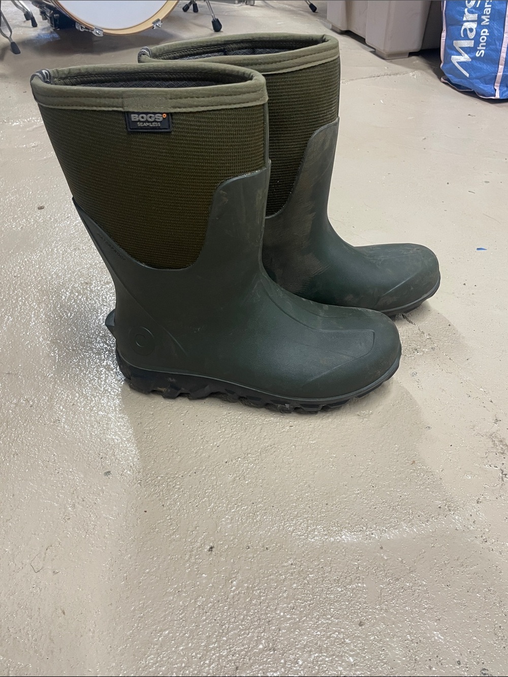 Bogs Olive Green Waterproof Mid-Calf Rain & Snow Boots